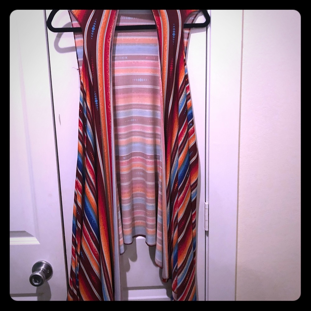 Boutique Serape Vest One Size fits all
